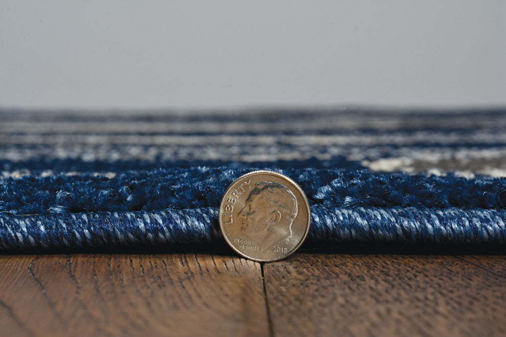 KAS Lucia 2776 Blue Seashore Area Rug, 5'3"x7'7"