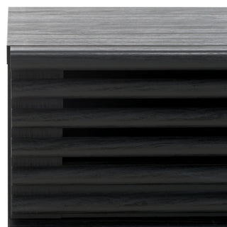 Safavieh Averi 2 Drawer Nightstand, Black
