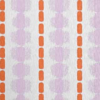Watercolor Stripe Spring Chenille Rug, Purple-Orange, 5'x7'