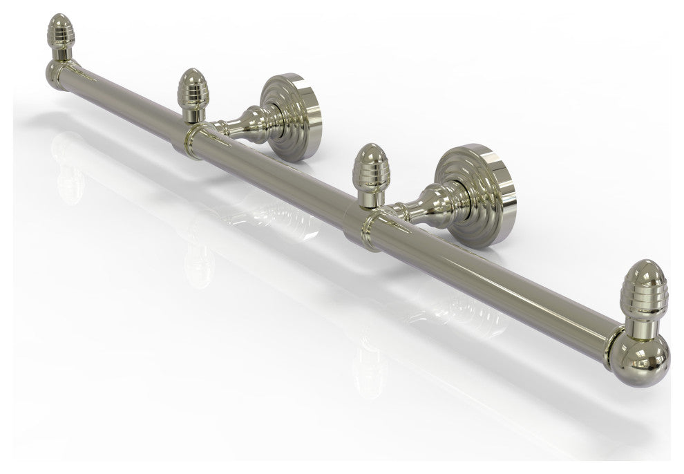Waverly Place 3 Arm Guest Towel Holder, Polished Nickel