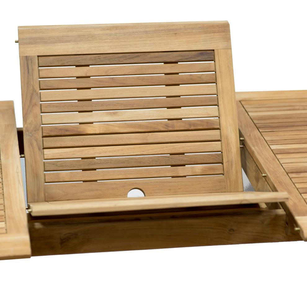 Amazonia Charlotte 9-Piece Teak Rectangular Patio Dining Set