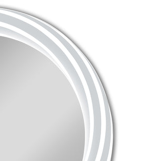 Luminosity Back Lit Round Touchscreen Led Mirror 30" Wide