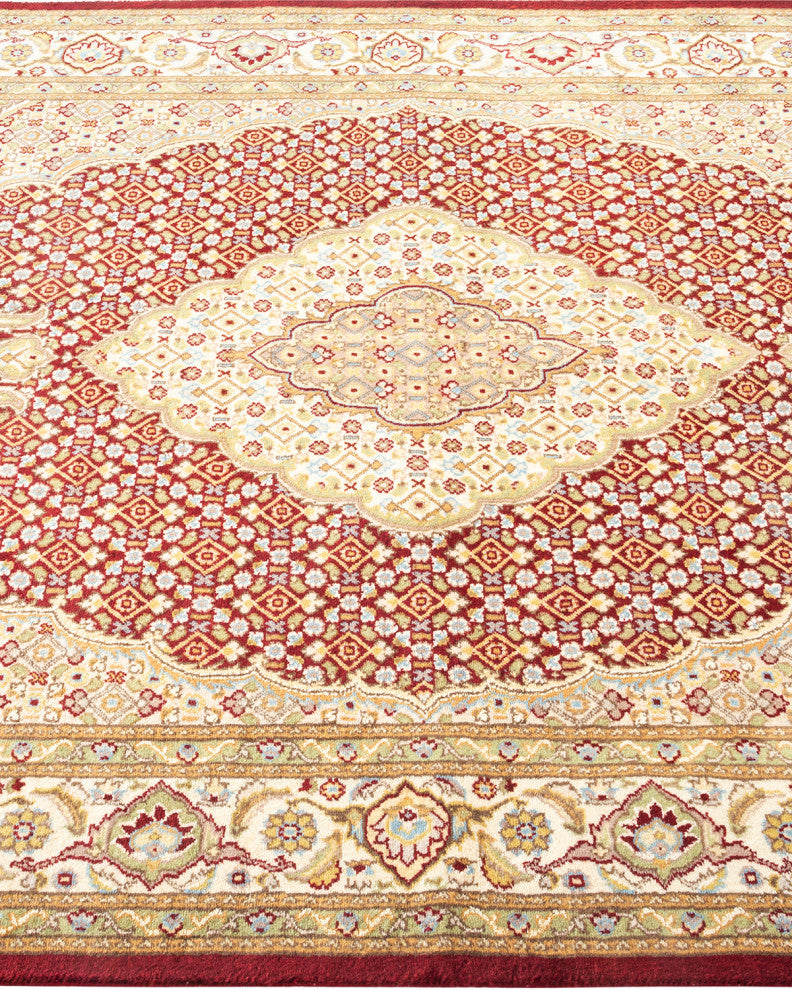 Mogul, One-of-a-Kind Hand-Knotted Area Rug Red, 4'8"x7'5"