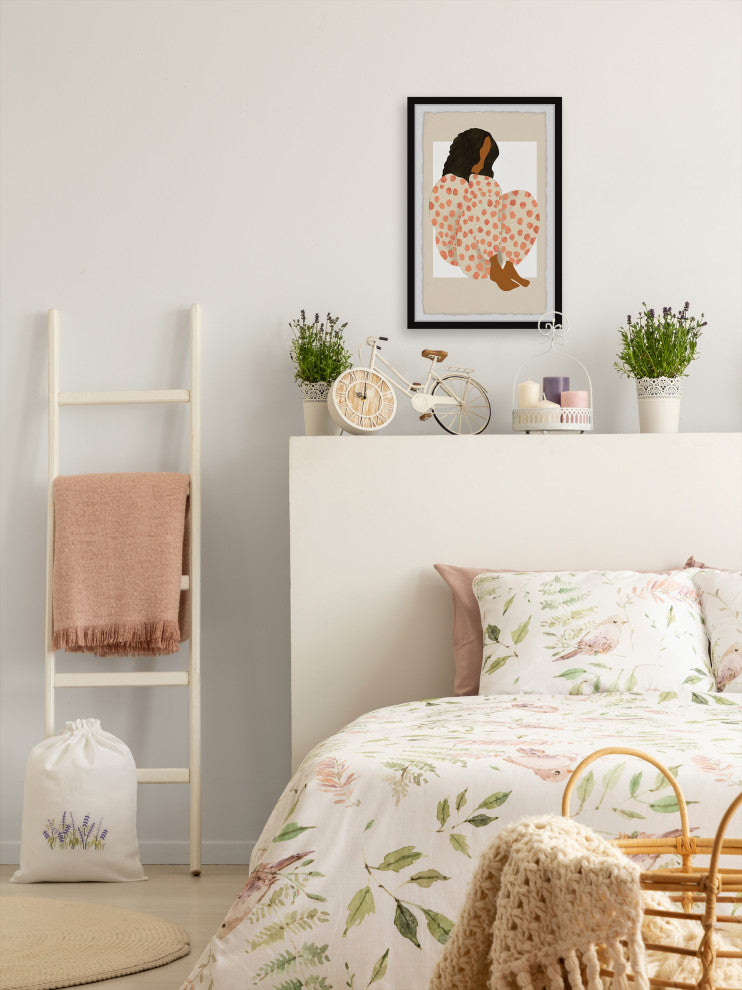 "Just Me" Framed Painting Print, 24x36