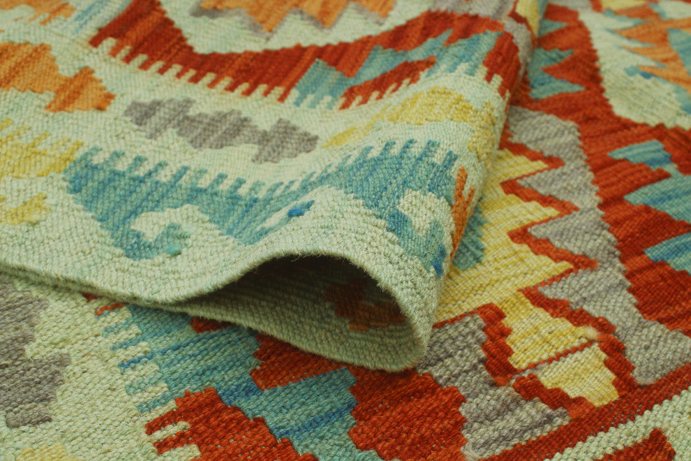 Winchester Kilim Lyman Lt. Green Rug