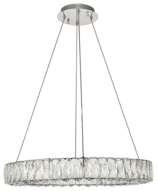 Monroe Integrated LED Chip Light Chrome Chandelier