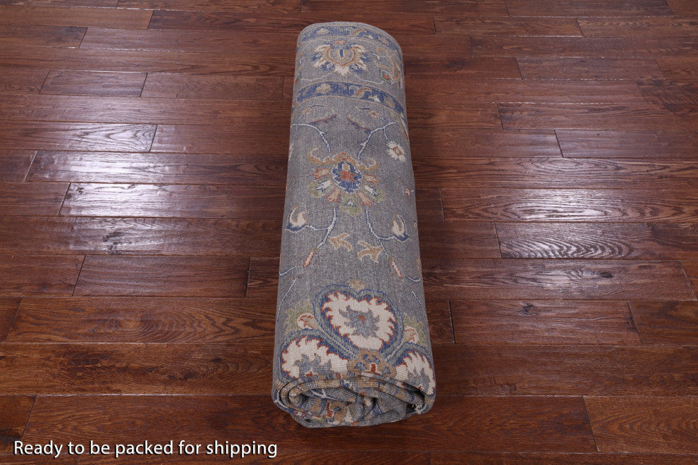 Turkish Oushak Handmade Rug 8' 0" X 10' 0" - Q12809