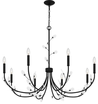 Quoizel HEI5040 Heiress 8 Light 40"W Taper Candle Style - Bronze Gold
