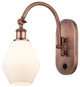 Innovations 518-1W-AC-G651-6 1-Light Sconce, Antique Copper