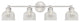 4-Light Bathroom Vanity Light, Brushed Nickel