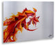 Marc Allante 'Ignite' Floating Brushed Aluminum Art, 22x16