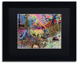 Josh Byer 'Water' Art, Black Frame, Black Mat, 14x11