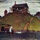 "Changing a Flat" Painting Print on Canvas by Norman Rockwell