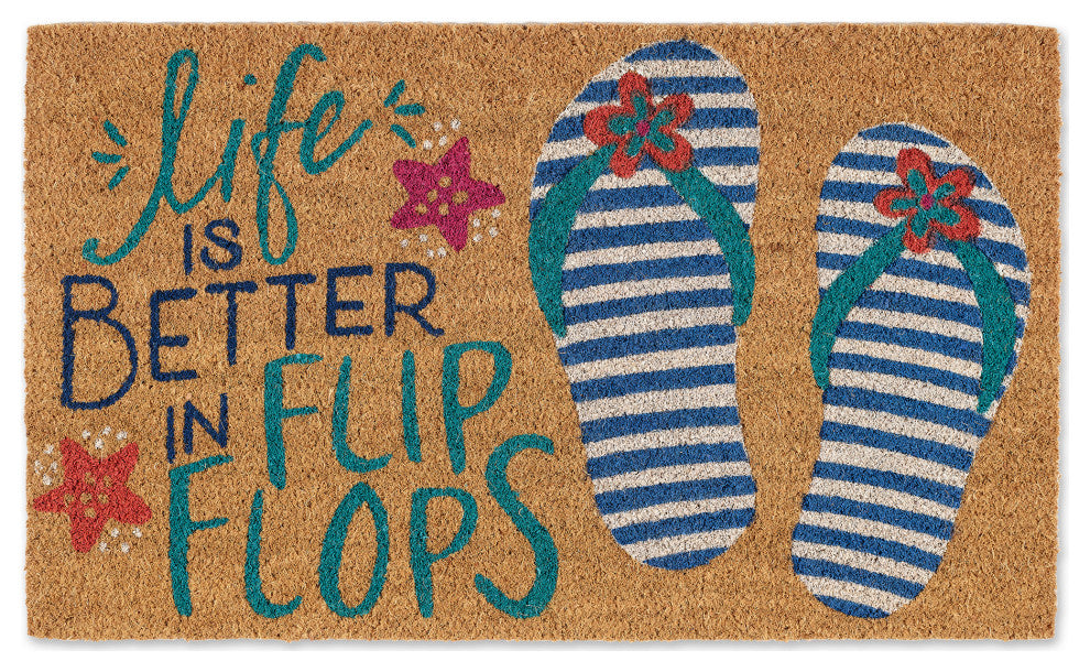 DII Flip Flop Life Doormat