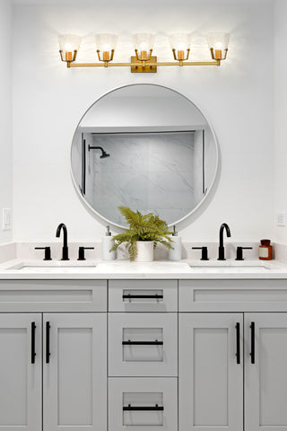 Z-LITE 5-Light Vanity, Modern Gold