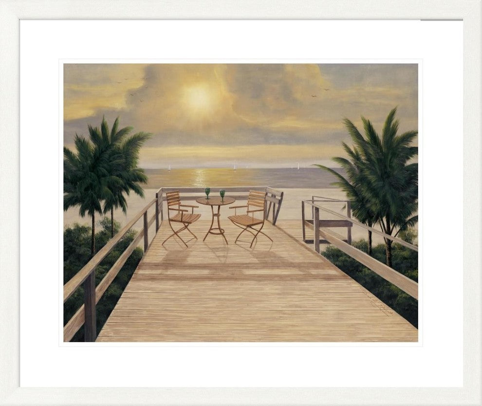 "Sunset Dreams" Framed Digital Print by Diane Romanello, 33x27"