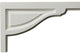 11 3/4"W x 7 3/8"H x 1/2"D Large Traditional Stair Bracket, Right