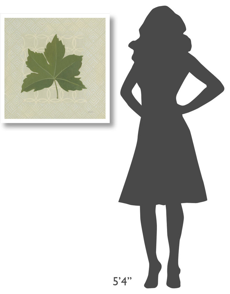 "Forest Leaves I no Lines" Digital Paper Print by Kathrine Lovell, 26"x26"