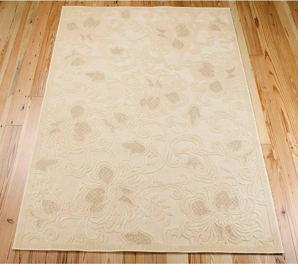 Nourison GRAPHIC ILLUSIONS 117 CREAM RUG