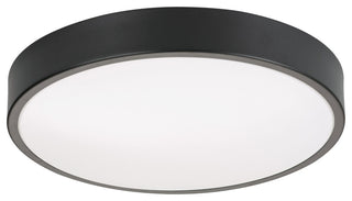 Octavia, LED Flush Mount, 14", Black
