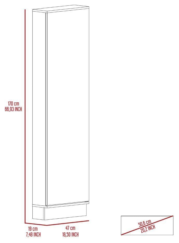 Charlotte Xl Shoe Rack, White