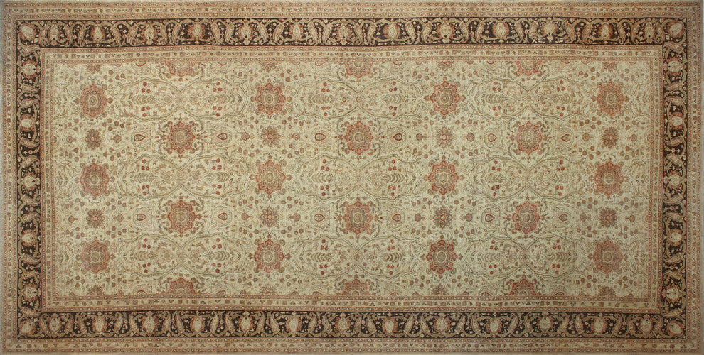 Peshawar Fine Chobi Esma Beige Rug, 14''5x28''1