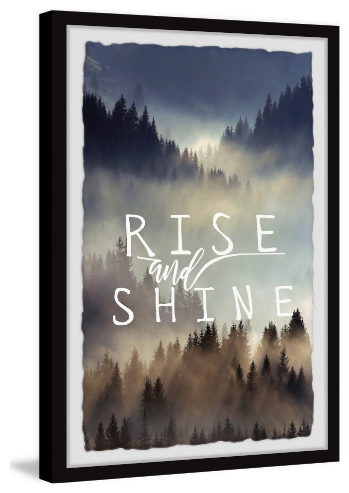 "Rise and Shine X" Framed Painting Print
