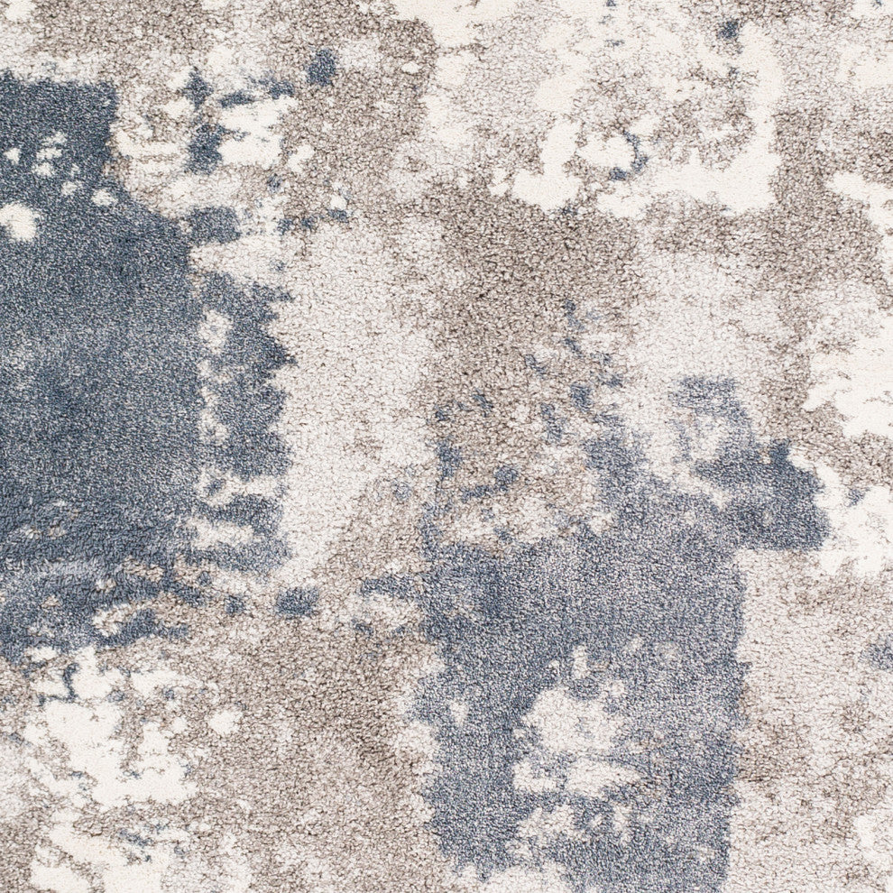 Surya Venice VNE-2306 9'x12'3" Rug, Denim/Pale Blue/Light Gray/Medium Gray/Ivory