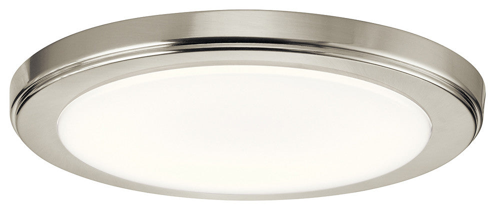 Flush Mount 10" Round, Brushed Nickel, 3000K