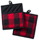 DII Red Buffalo Check Potholder (Set of 2)