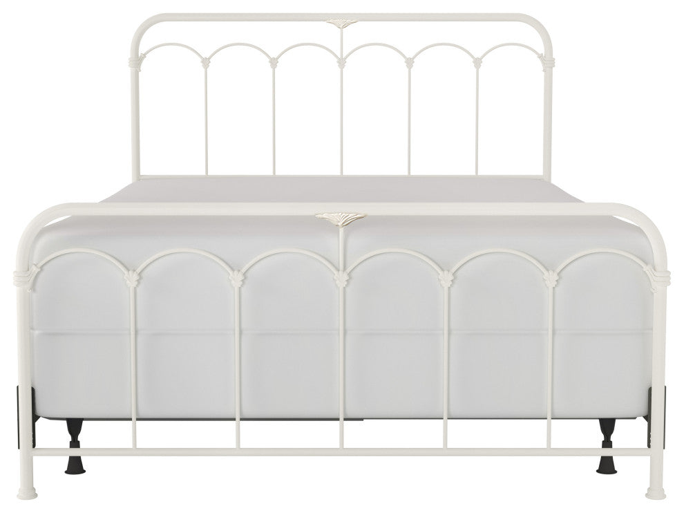 Jocelyn Bed Set, Bed Frame Included, White, Full