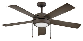 Hinkley Croft 52" Integrated LED Indoor Ceiling Fan, Metallic Matte Bronze