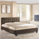Modern Contemporary Bedroom Queen Bed Frame Brown