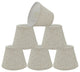 Aspen Creative 32063-6 Hardback Empire Clip-On Lamp Shade Beige 3" x 5" x 4"