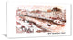 "Sepia Hand-Drawn Sketch of Paris" Canvas Print, 32"x16"