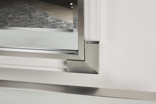 State St. Acrylic Modern Wall Accent Mirror - Clear