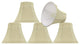 30011-5 Small Bell  Chandelier Clip On Lamp Shade Butter Creme 3"x6"x5"