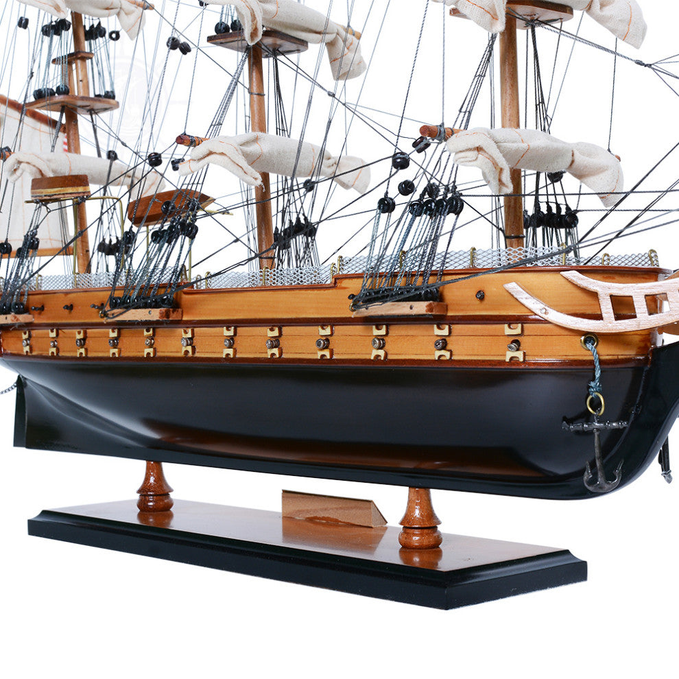 Uss Contitution Small Museum-quality Fully Assembled Wooden Model Ship