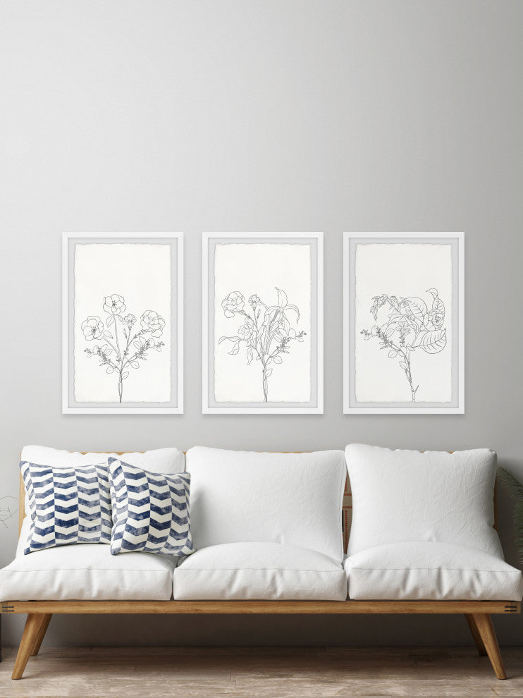 Plant Dreams Triptych, Set of 3, 8x12 Panels