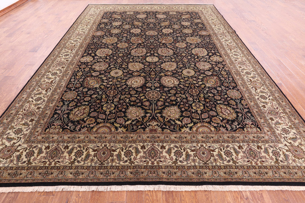 Handmade Persian Tabriz Wool Rug 10' 0" X 14' 0" Q9444
