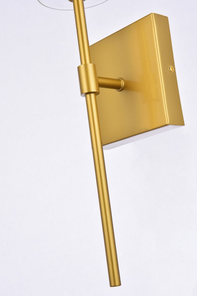 Ezra 1-Light Brass Wall Sconce