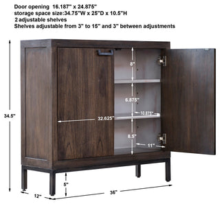 Overlayed measurements/text describing features; infographic element.