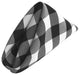 LA Linen Gingham Checkered Napkins 18"x18", 10 Pack, White and Black