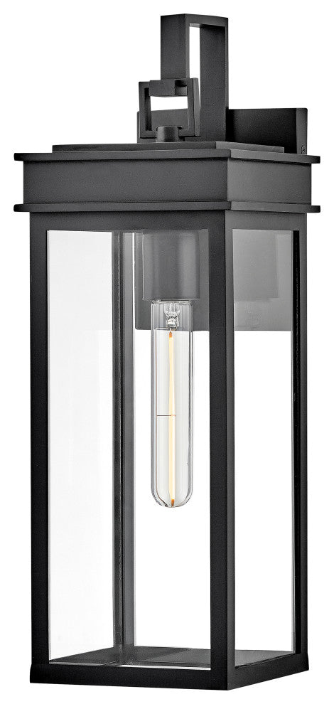 Lark Cole Medium Wall Mount Lantern, Black