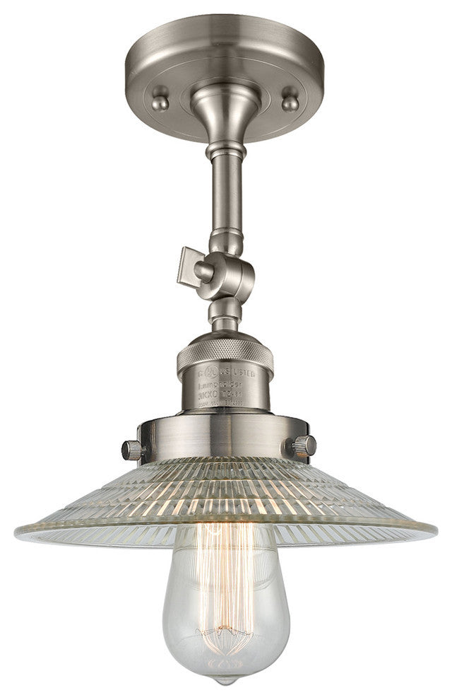 Innovations Lighting 201F-Sn-G2 1 Light Semi-Flush Mount