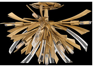 Vida Semi-Flush, Burnished Gold