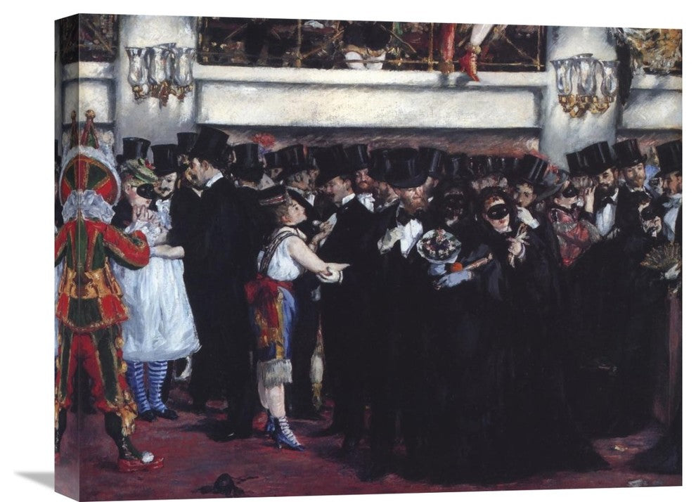 "Masked Ball at Opera" Artwork, 22"x17"