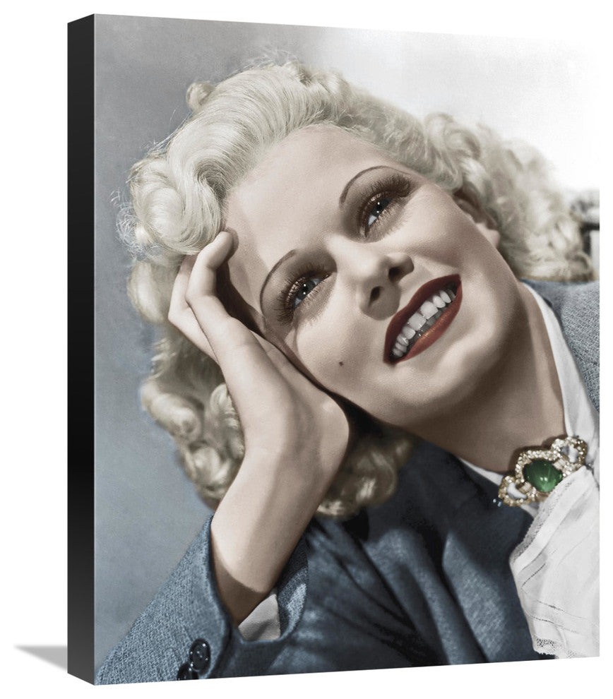 "Jean Harlow" Stretched Canvas Giclee by Hollywood Photo Archive, 18"x22"