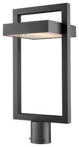 James Allan ZPL50276 Roland 22" Tall LED Outdoor Single Head Post - Black