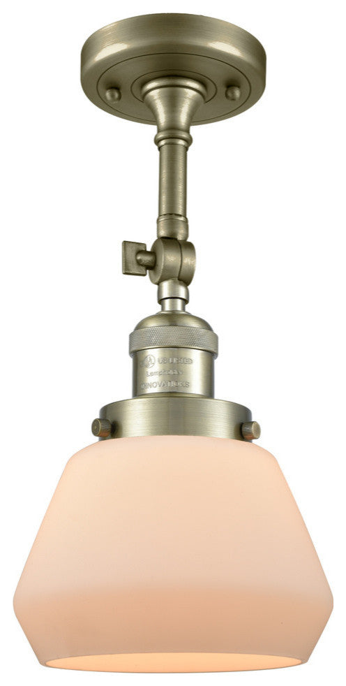 Innovations Lighting 201F-Ab-G171 1 Light Semi-Flush Mount